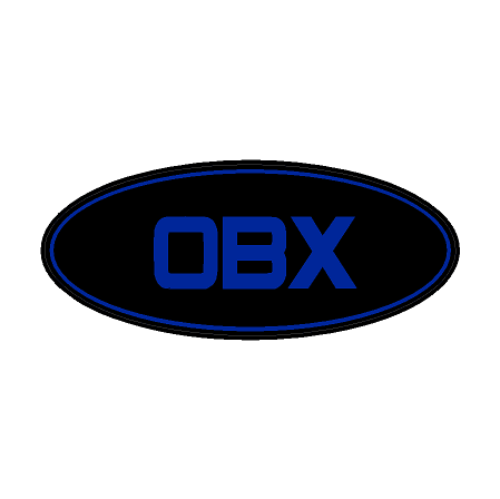 "OBX" Rear Oval Emblem Overlays (Printed Series) - 2021-2024 Bronco Outer Banks - StickerFab