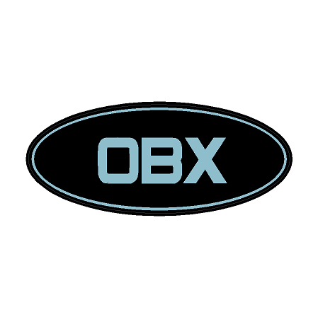 "OBX" Rear Oval Emblem Overlays (Printed Series) - 2021-2024 Bronco Outer Banks - StickerFab