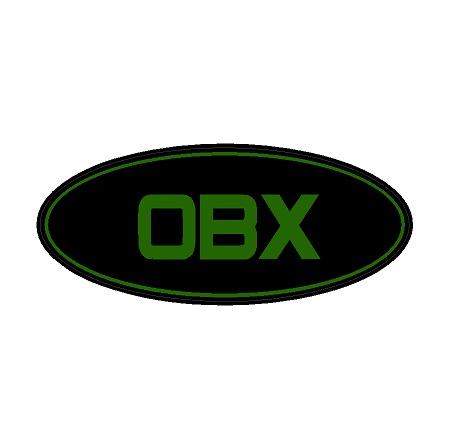 "OBX" Rear Oval Emblem Overlays (Printed Series) - 2021-2024 Bronco Outer Banks - StickerFab