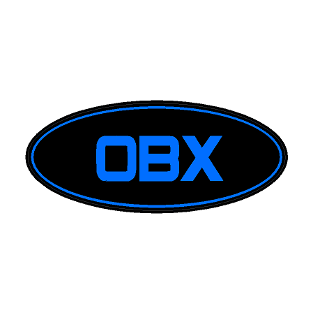 "OBX" Rear Oval Emblem Overlays (Printed Series) - 2021-2024 Bronco Outer Banks - StickerFab