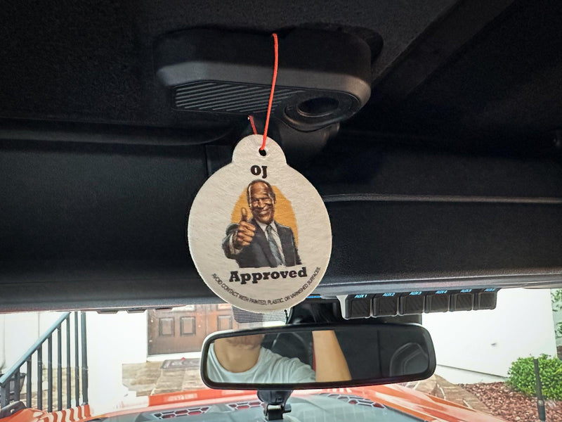 OJ Approved Air Freshener - Dark Ice - StickerFab