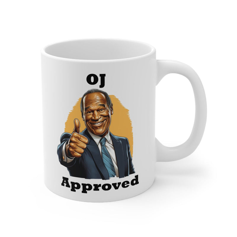 "OJ Approved" Ceramic Mug - StickerFab