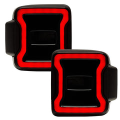 Oracle Black Series LED Tail Lights - 2018+ Wrangler JL - StickerFab