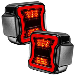 Oracle Black Series LED Tail Lights - 2018+ Wrangler JL - StickerFab