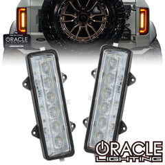 Oracle Flush Style LED Tail Light Dual Function Reverse / Turn Signal Modules - 2021+ Bronco (w/ Factory LED Tails) - StickerFab