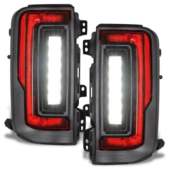 Oracle Flush Style LED Tail Lights w/ Magic Reverse Harness - 2021+ Bronco - StickerFab