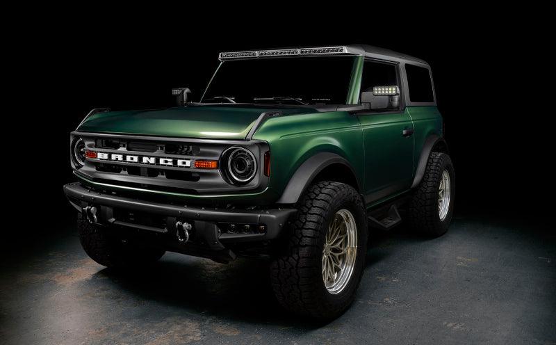 Oracle Integrated Windshield Roof LED Light Bar System - 2021+ Bronco - StickerFab