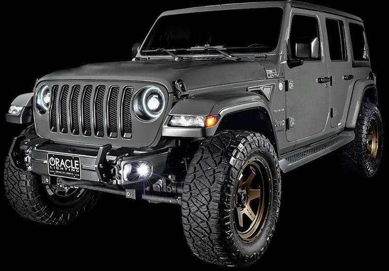 Oracle Jeep Wrangler JL Smoked Lens LED Front Sidemarkers - 2018+ Wrangler JL / JT - StickerFab