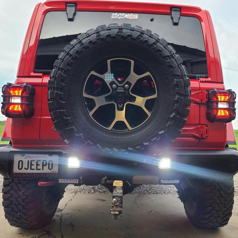 2018+ Wrangler JL Oracle Rear Bumper LED Reverse Lights 6000K – StickerFab