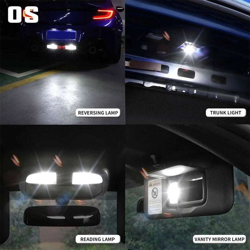 OS Lighting 9 LED Bulb Kit (Reading, Vanity, Trunk, Door, Reverse) fits 2022+ BRZ / GR86 - StickerFab