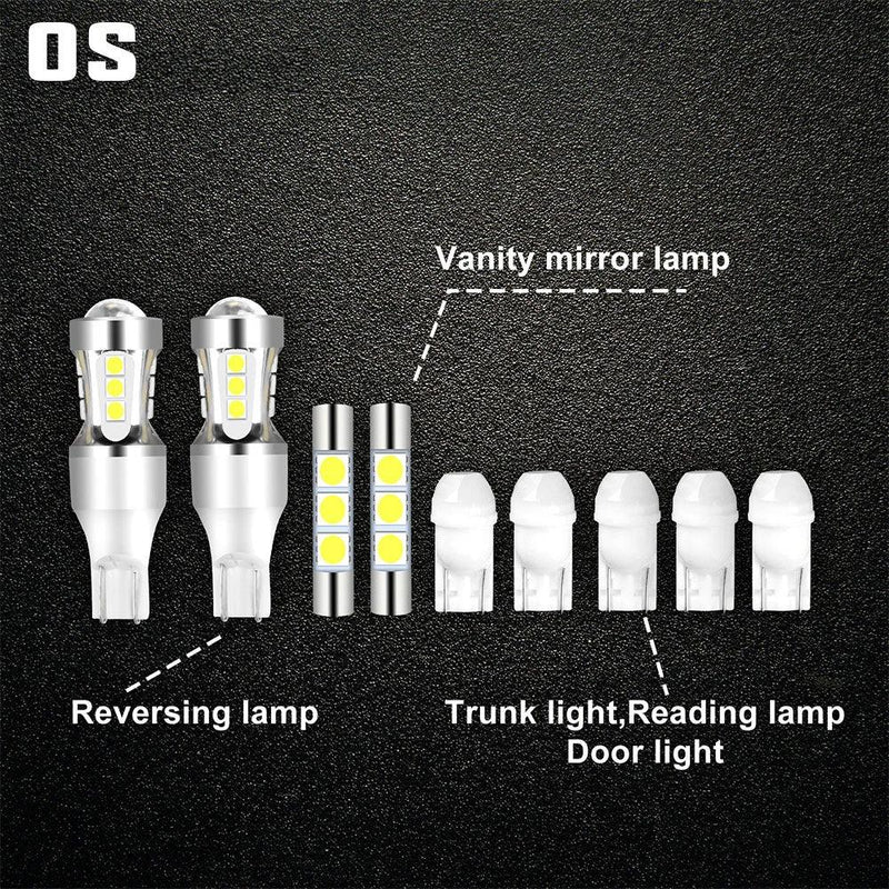 OS Lighting 9 LED Bulb Kit (Reading, Vanity, Trunk, Door, Reverse) fits 2022+ BRZ / GR86 - StickerFab