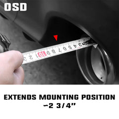 OSD Exhaust Tip Extenders for OEM Exhausts fits 2022+ BRZ / GR86 - StickerFab