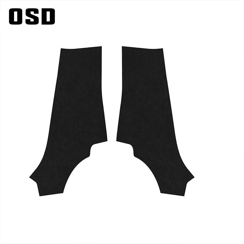 OSD Suede Seatbelt Panel Protector Overlays fits 2022+ BRZ / GR86 - StickerFab