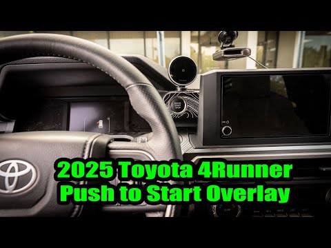 Topographic 8" Screen Push to Start Trim - 2024+ Tacoma / 2025+ 4Runner