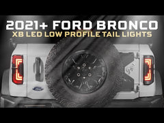 Morimoto XB LED Low Profile Tail Lights - 2021+ Bronco