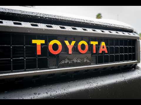 "TOYOTA" Front Grille Emblem Kit - 2024+ Land Cruiser