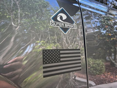 Printed Series American Flag Fender Stickers - 2021+ Bronco / Bronco Sport / Jeep / Universal