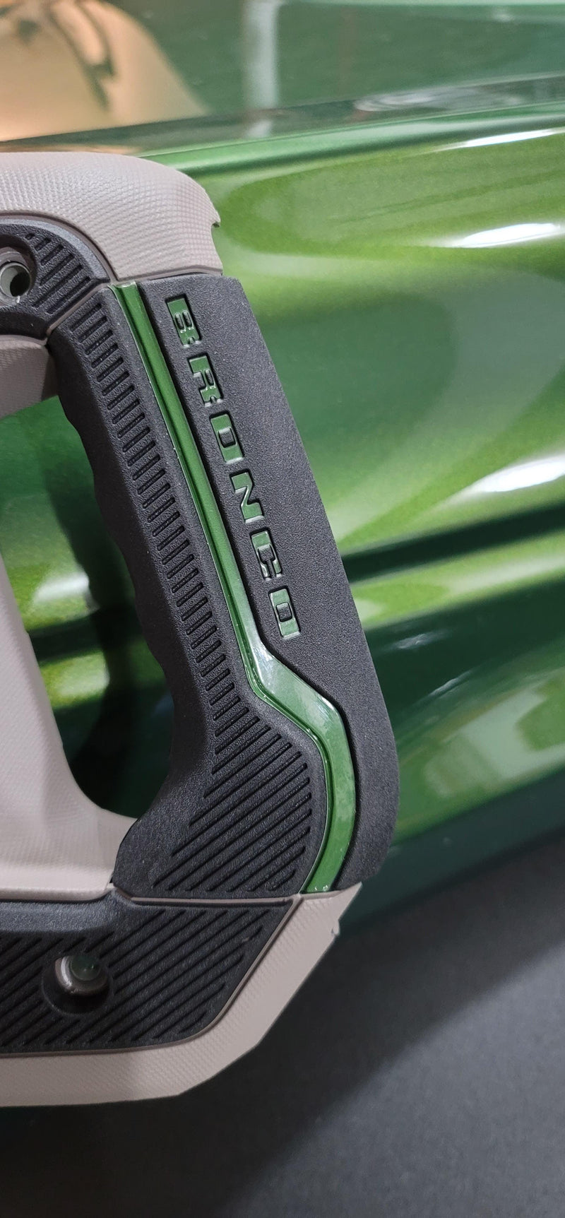 Printed Series Outer Grab Handle Stripe Overlays (Full Coverage) - 2021+ Bronco - StickerFab