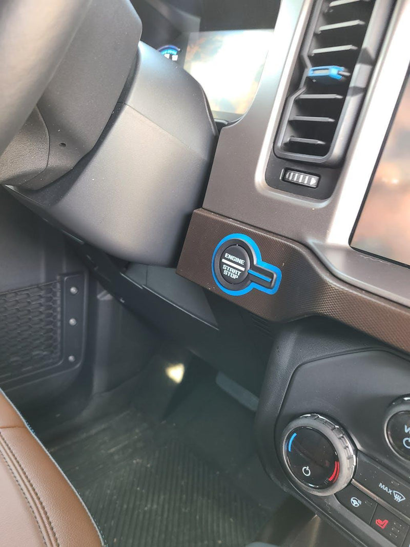 Push to Start Trim Outline - 2021+ Bronco - StickerFab