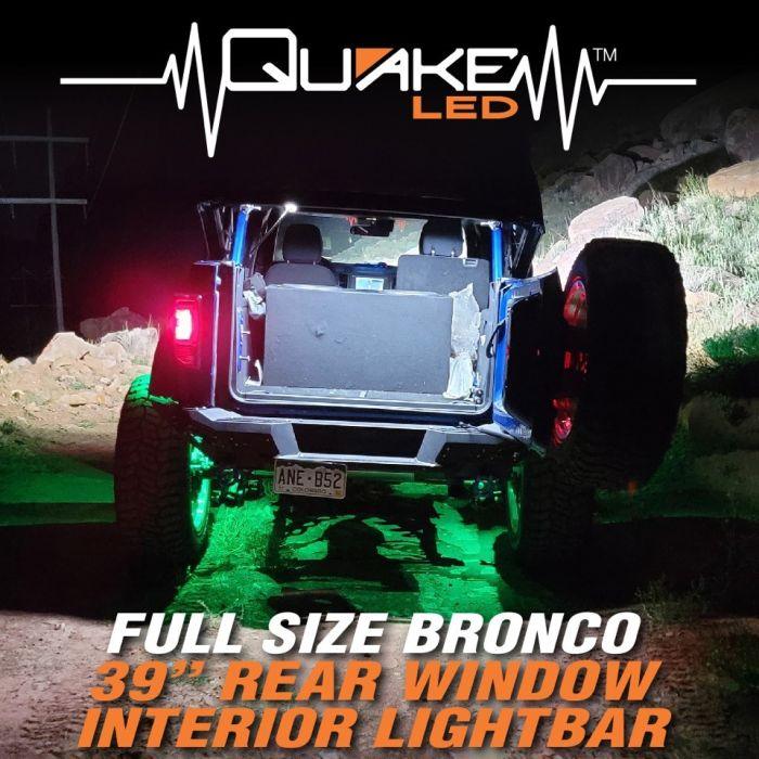 Quake 39" LED Interior Cargo Area Light Bar - 2021+ Bronco - StickerFab