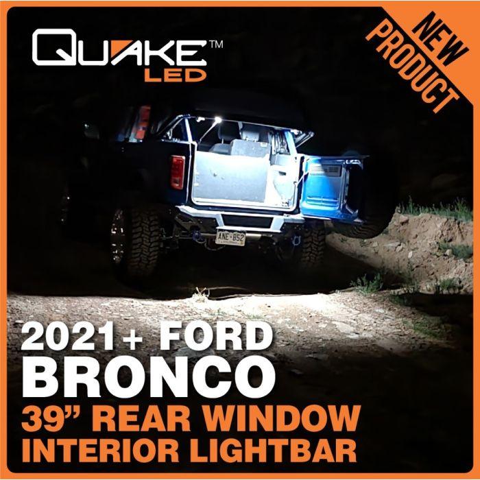 Quake 39" LED Interior Cargo Area Light Bar - 2021+ Bronco - StickerFab