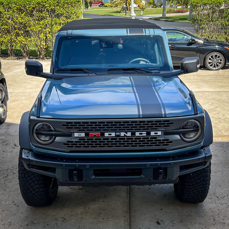 "R" Grille Overlay - 2021+ Bronco - StickerFab