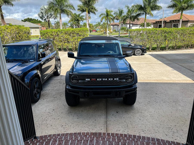 "R" Grille Overlay - 2021+ Bronco - StickerFab