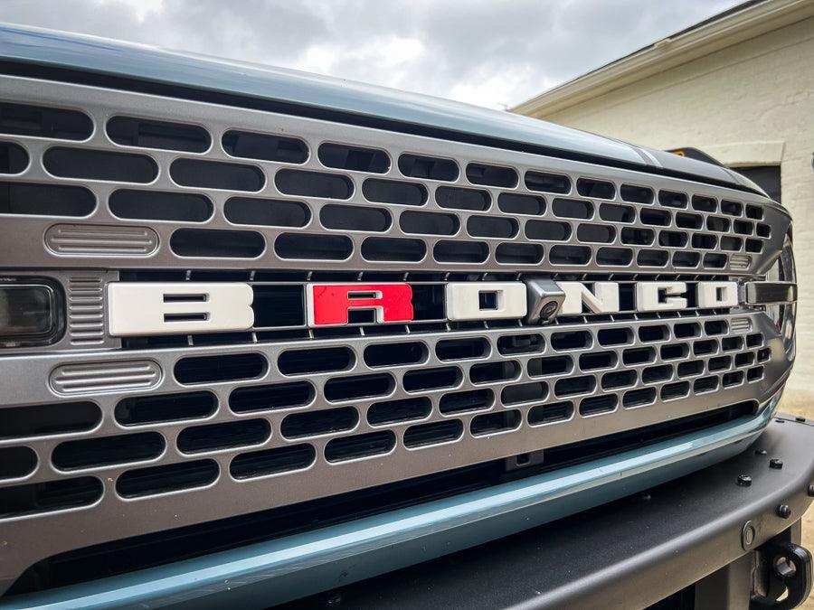 R Grille Overlay - 2021+ Bronco – StickerFab