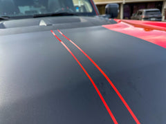 Racing Hood Stripes V1 - 2022+ Bronco Raptor - StickerFab