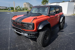 Racing Hood Stripes V1 - 2022+ Bronco Raptor - StickerFab