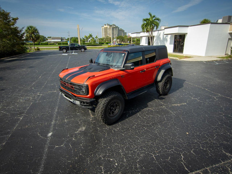 Racing Hood Stripes V1 - 2022+ Bronco Raptor - StickerFab