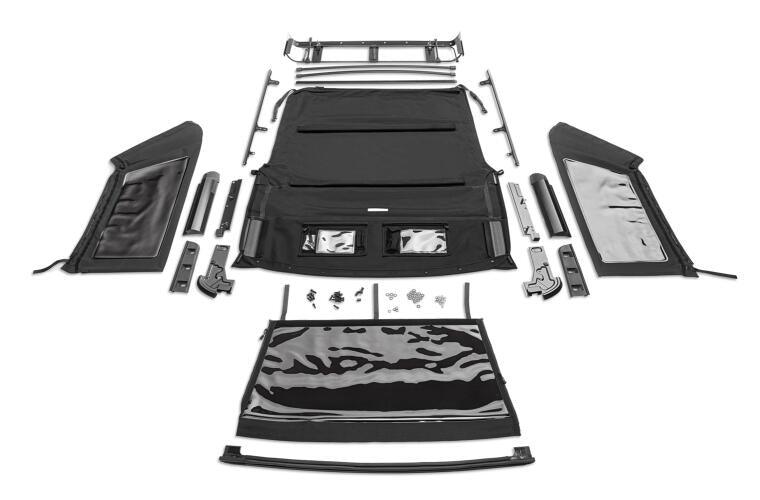 Rampage Frameless Trail Top 2-Door - 2021+ Bronco 2 Door - StickerFab