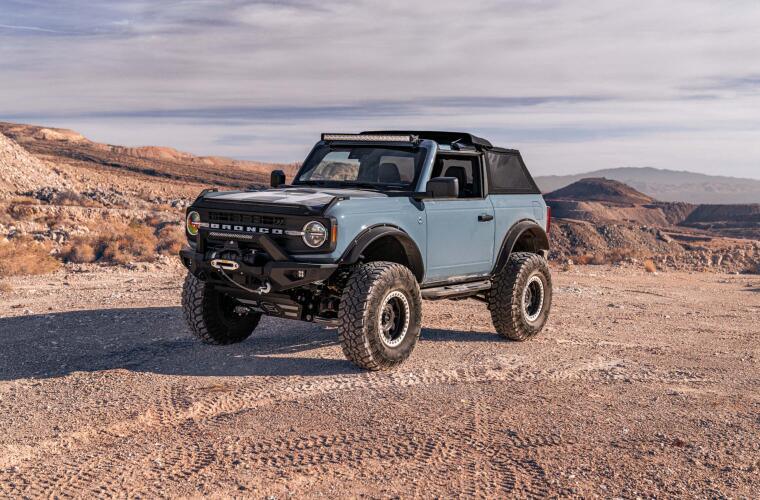 Rampage Frameless Trail Top 2-door - 2021+ Bronco 2 Door – Stickerfab