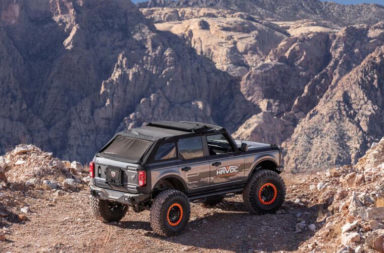 Rampage Frameless Trail Top 4-Door - 2021+ Bronco 4 Door - StickerFab