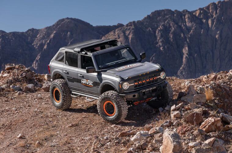 Rampage Frameless Trail Top 4-Door - 2021+ Bronco 4 Door - StickerFab