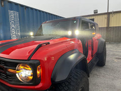 Rigid A-Pillar Light Kit with 360 Spot and 360 Drive Lights - 2021+ Bronco - StickerFab