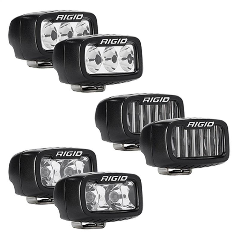 Rigid Industries Triple SR-M Fog Light Kit - 2021+ Bronco w/ HD Modular Bumper - StickerFab