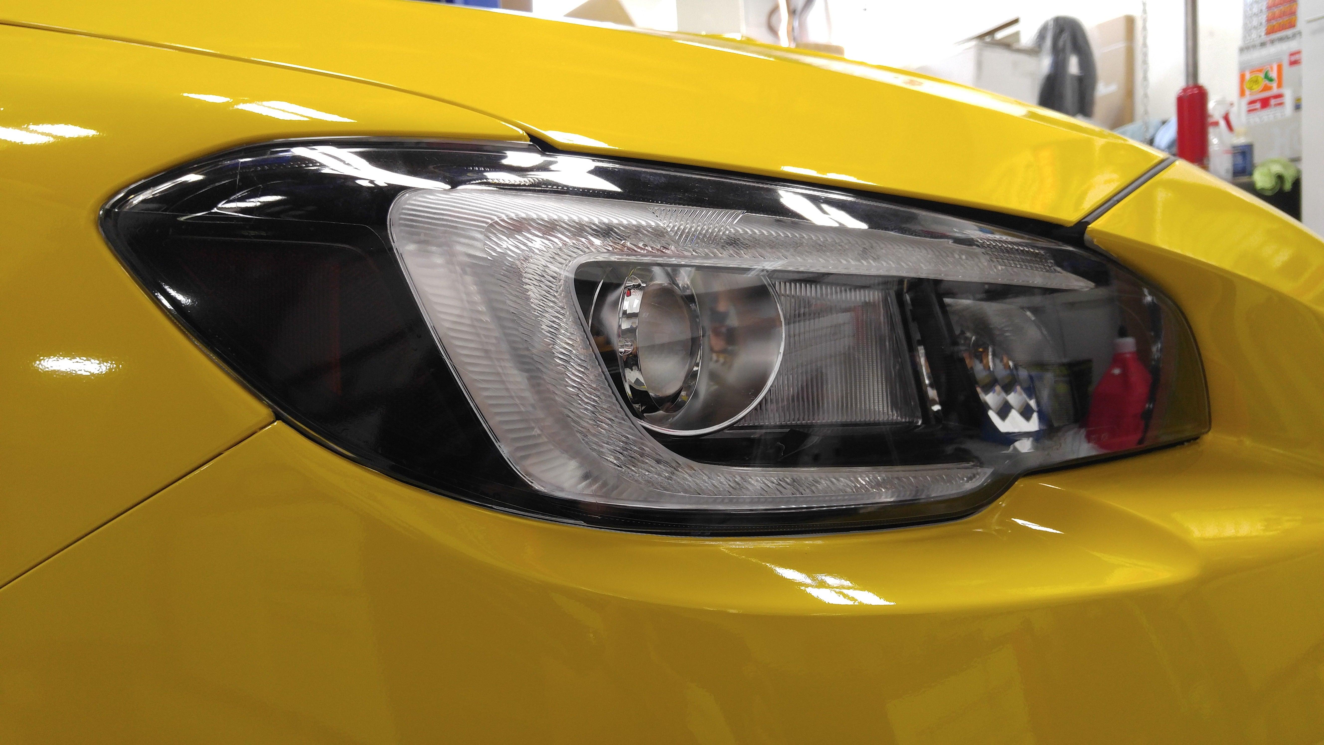 Full Yellow Headlight Tint Kit  2015-2021 Subaru WRX / STI