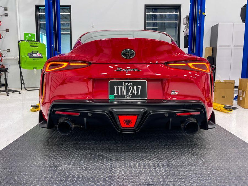 Smoked or Red Aftermarket F1 Overlay - 2020+ Supra - StickerFab