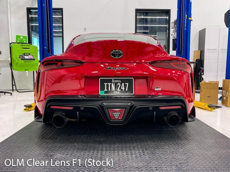 Smoked or Red Aftermarket F1 Overlay - 2020+ Supra - StickerFab