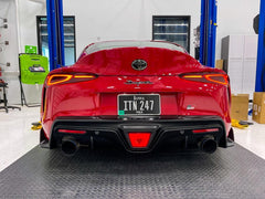 Smoked or Red Aftermarket F1 Overlay - 2020+ Supra - StickerFab