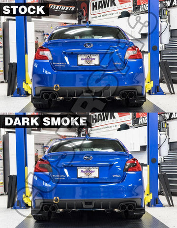 Smoked Tail Light Overlays (Dark, Light, Red, or Yellow) for 2015-2020 Subaru WRX / STI - StickerFab
