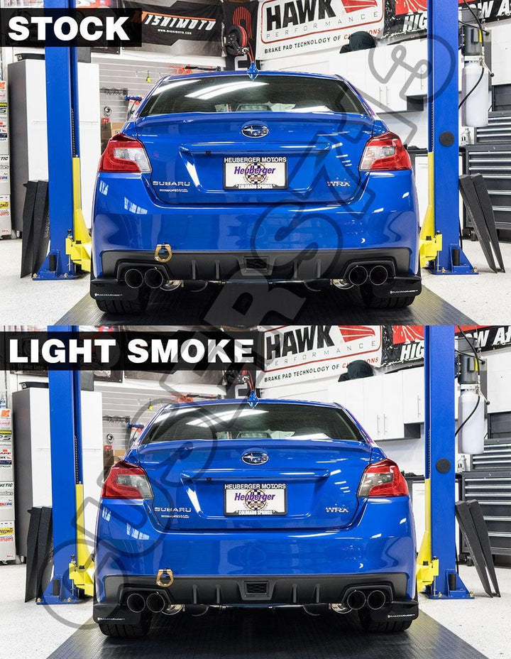 Smoked Tail Light Overlays (Dark, Light, Red, or Yellow) for 2015-2020 Subaru WRX / STI - StickerFab