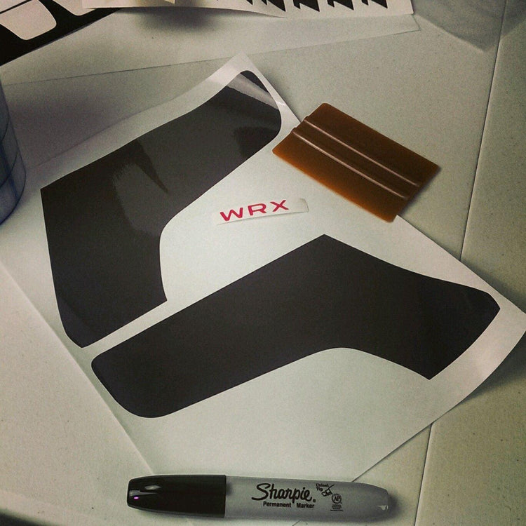 Smoked Tail Light Overlays (Dark, Light, Red, or Yellow) for 2015-2020 Subaru WRX / STI - StickerFab