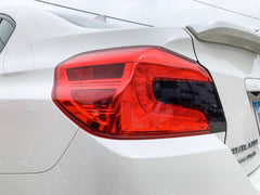 Special Edition Dark Smoke Honeycomb Tail Light Overlays - 2015-2021 WRX / STI - StickerFab