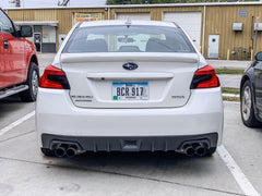 Special Edition Dark Smoke Honeycomb Tail Light Overlays - 2015-2021 WRX / STI - StickerFab