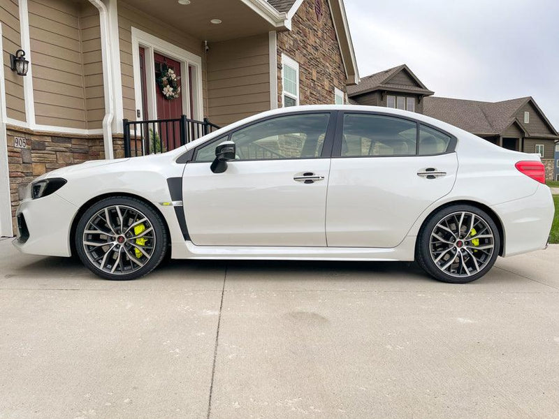 Special Edition Dark Smoke Stealth Headlight Overlays - 2015-2020 WRX / STI - StickerFab