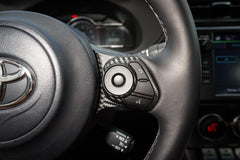 Steering Wheel Controls + Lower Spoke 3D Carbon Overlays - 2022+ BRZ / GR86 - StickerFab