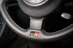 Steering Wheel Controls + Lower Spoke 3D Carbon Overlays - 2022+ BRZ / GR86 - StickerFab