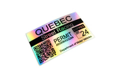 Street Racing Permit Sticker 3.5